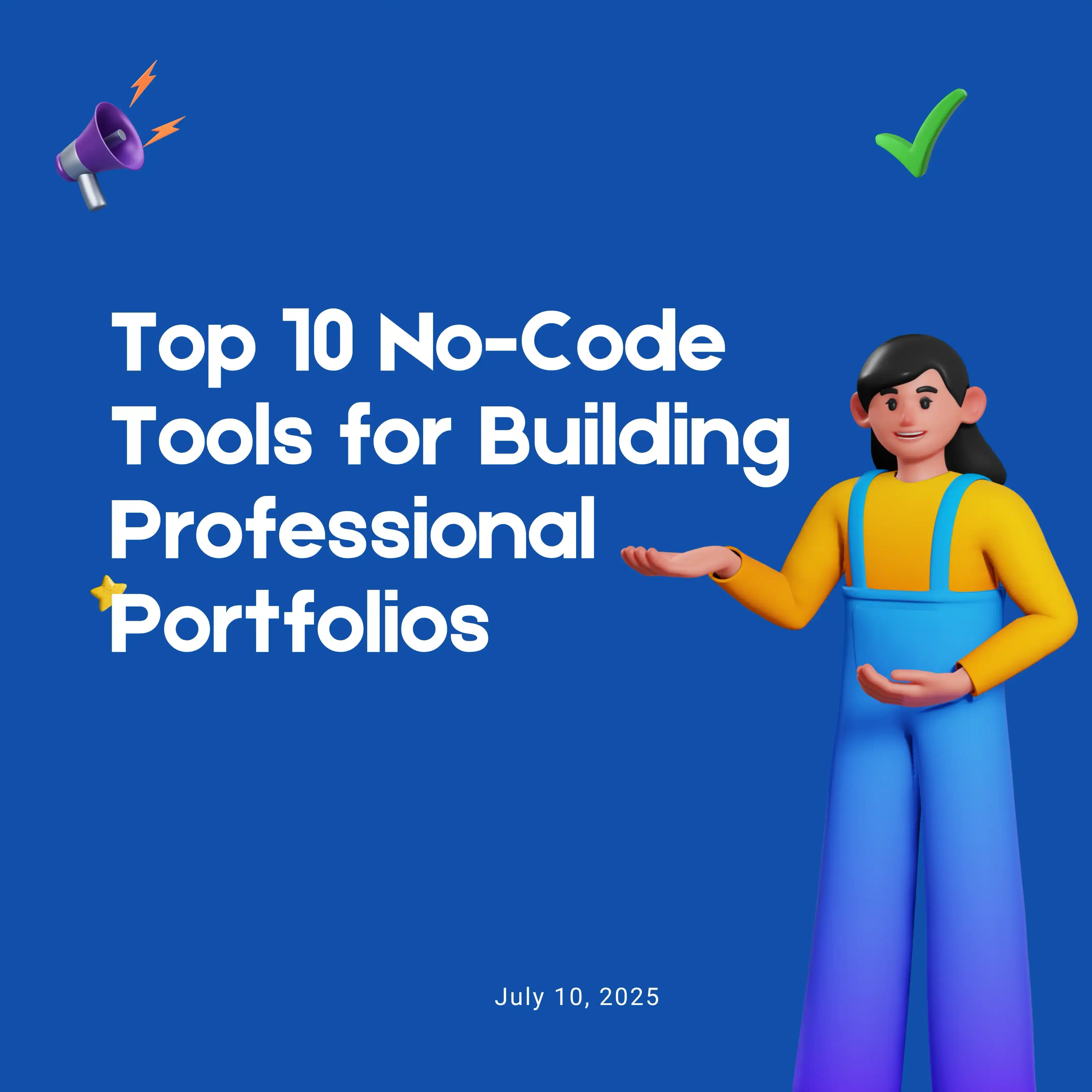 Top 10 No-Code Tools to Build Your Portfolio
